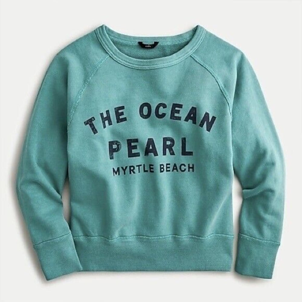 J. Crew The Ocean Pearl Sweatshirt | Size XXS